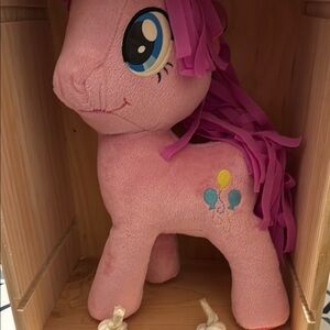Pink Plush Pony Toy